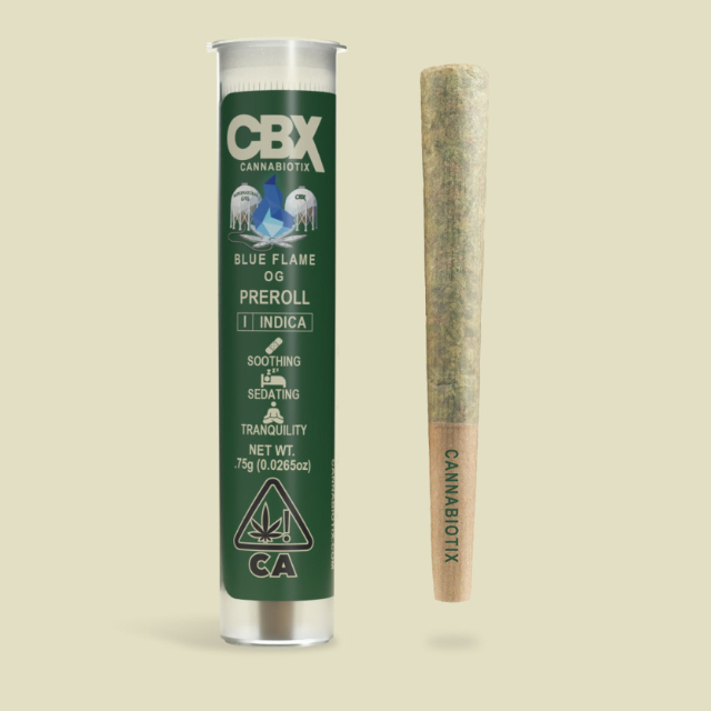 Photograph of product: Blue Flame Og Preroll [I] - .75g