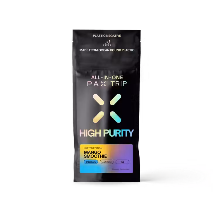 Photograph of product: PAX | 1g High Purity Distillate Disposable | Mango Smoothie