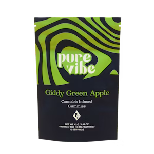 Photograph of product: Green Apple Live Rosin Infused Gummies | 100mg