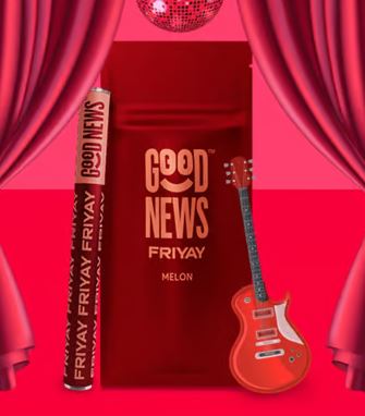 Photograph of product: GOOD NEWS FRIYAY DISPOSABLE .3G