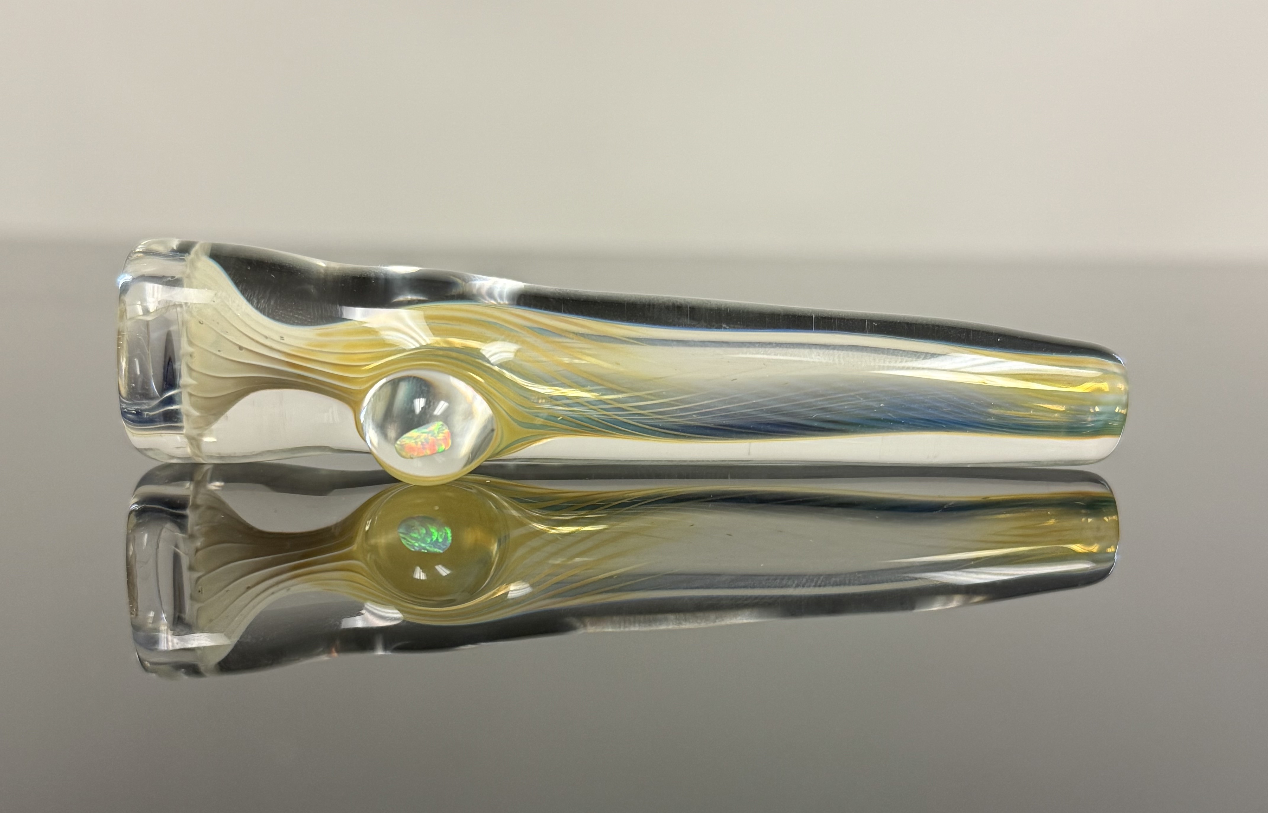 Photograph of product: DevinSaganGlass - One Hitter with Opal