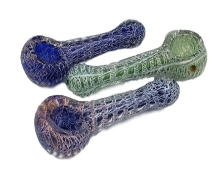 Photograph of product: 4" Bubble Trap Glass Hand Pipe