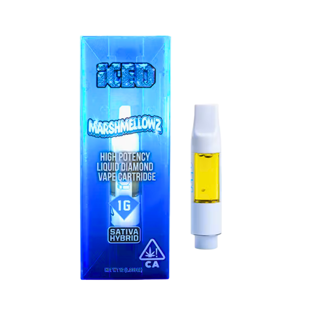 Photograph of product: MARSHMELLOWZ ICED LIQUID DIAMOND CARTRIDGE