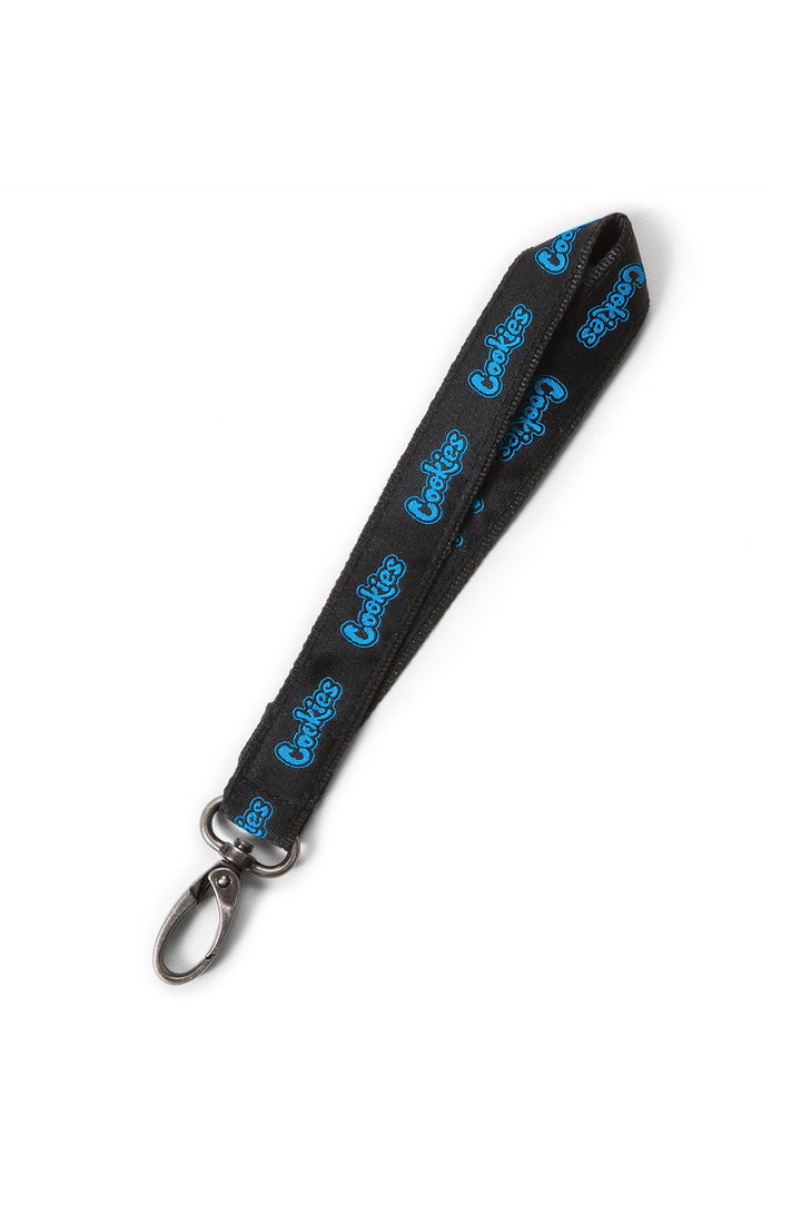 Photograph of product: Original Mint | Lanyard | Black/Cookies Blue | 6.5" Small