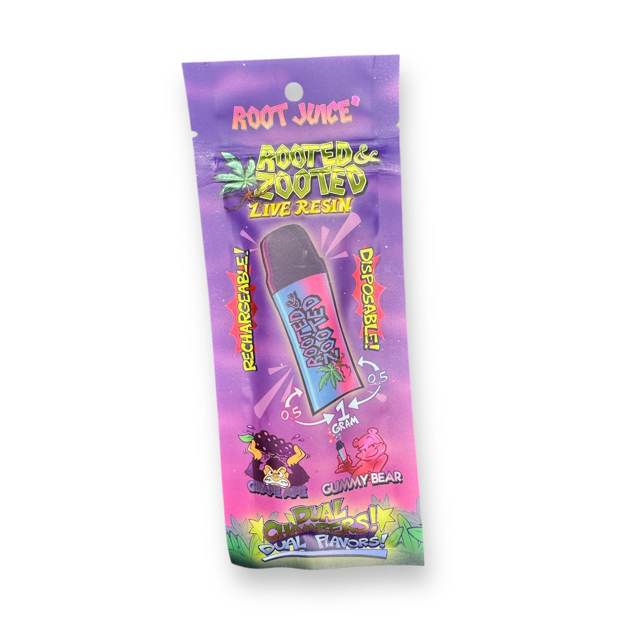 Photograph of product: RZ - Gummy Bear - Live Resin Vape *ADD GRAPE ESCAPE LIVE RESIN VAPE