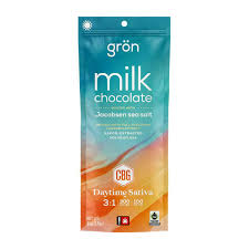Photograph of product: Milk Chocolate Sea Salt 3:1 100mg (Gron)