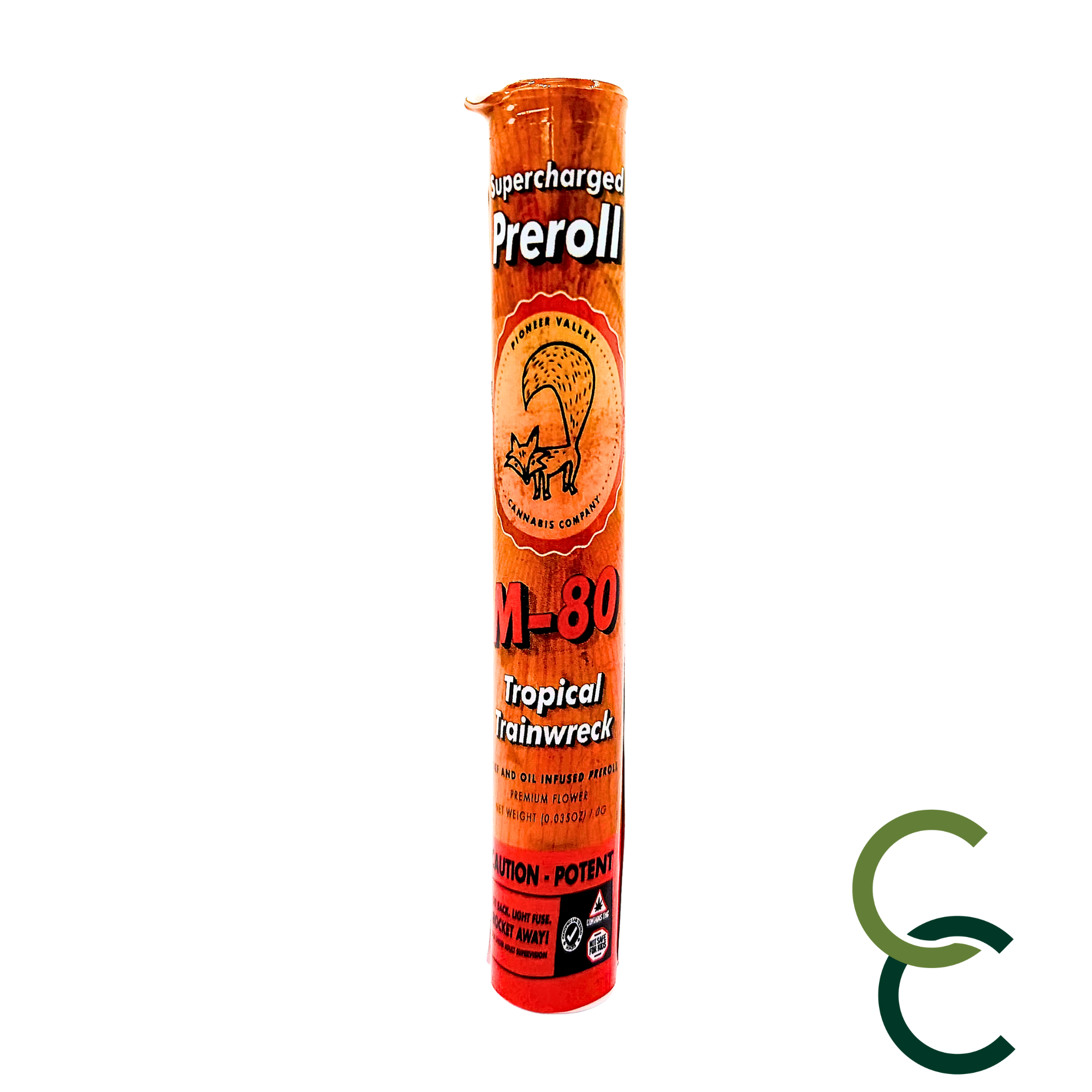Photograph of product: Tropical Trainwreck - Infused Pre-Roll - 1g