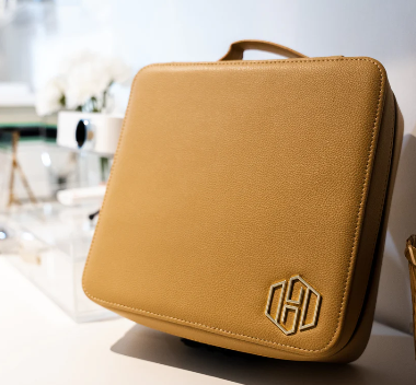 Photograph of product: Hush Lifestyle | Leather Stealth Case | Large | Tan