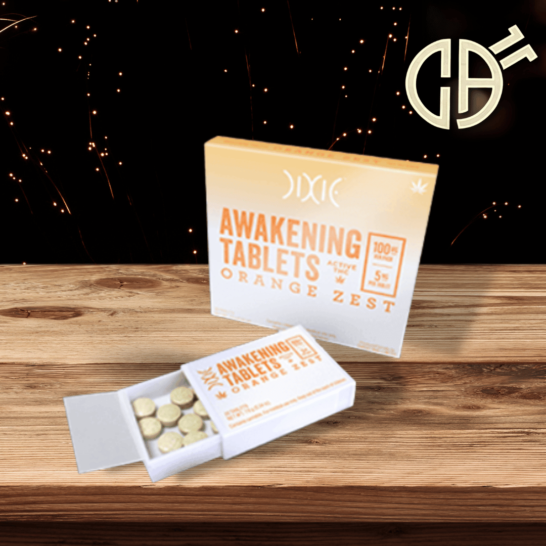 Photograph of product: Dixie | Awakening Tablets 5mg - 20pk | 100mg