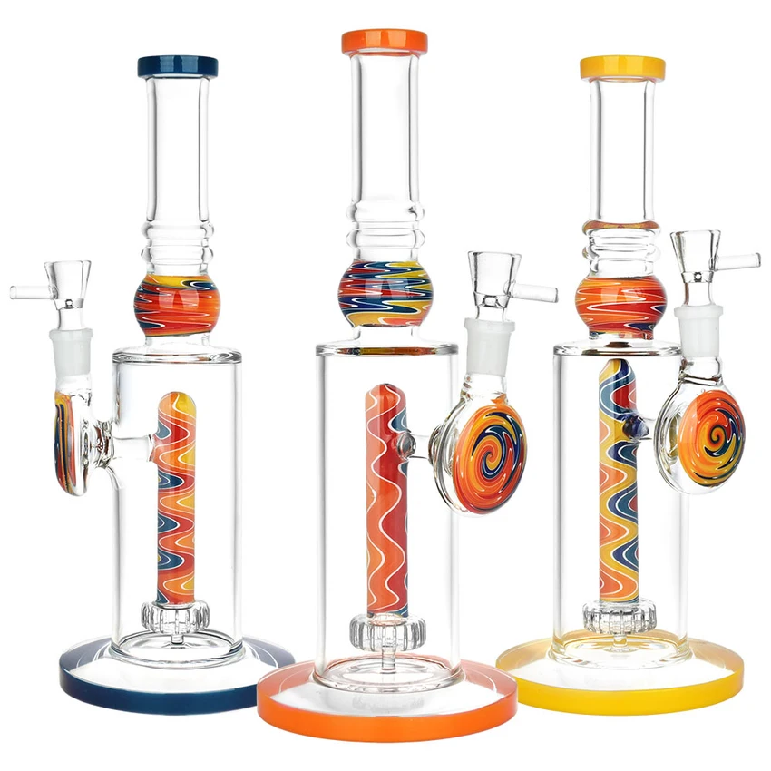 Photograph of product: Ascension Wig Wag Glass Water Pipe 11"