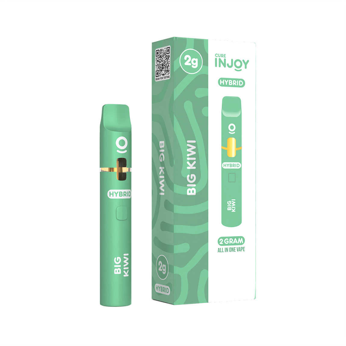 Photograph of product: Cure Injoy | Disposable Vape | Big Kiwi | 2g