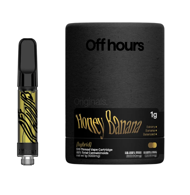 Photograph of product: G7 | Honey Banana 1g Cartridge | Off Hours