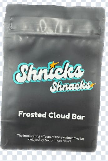 Photograph of product: Shnicks Shnacks Frosted Cloud Bar - 10mg