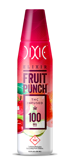 Photograph of product: Dixie Elixir Fruit Punch - 100MG