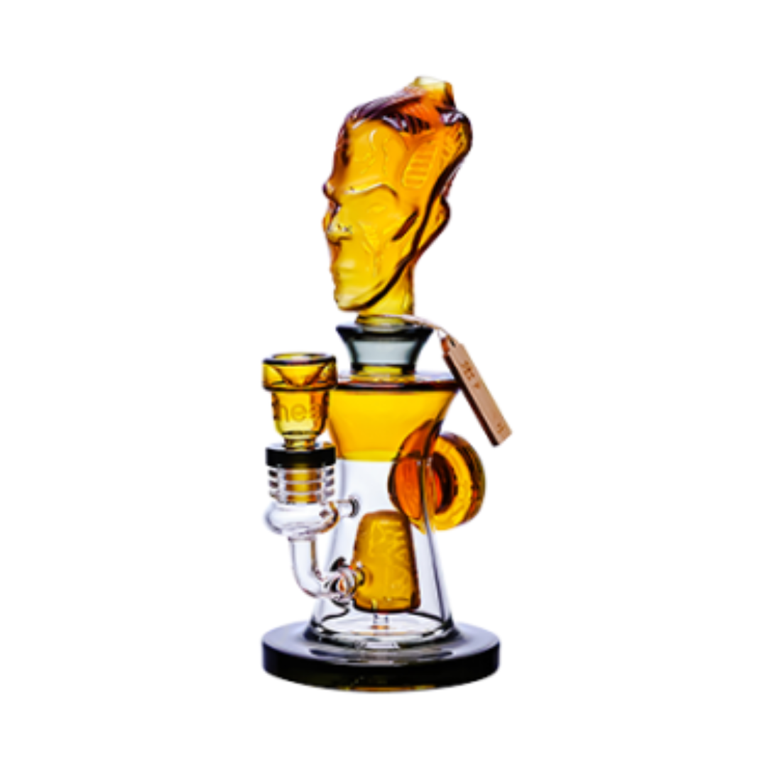 Photograph of product: Northstar Cheech Glass The Concious Guru Gold