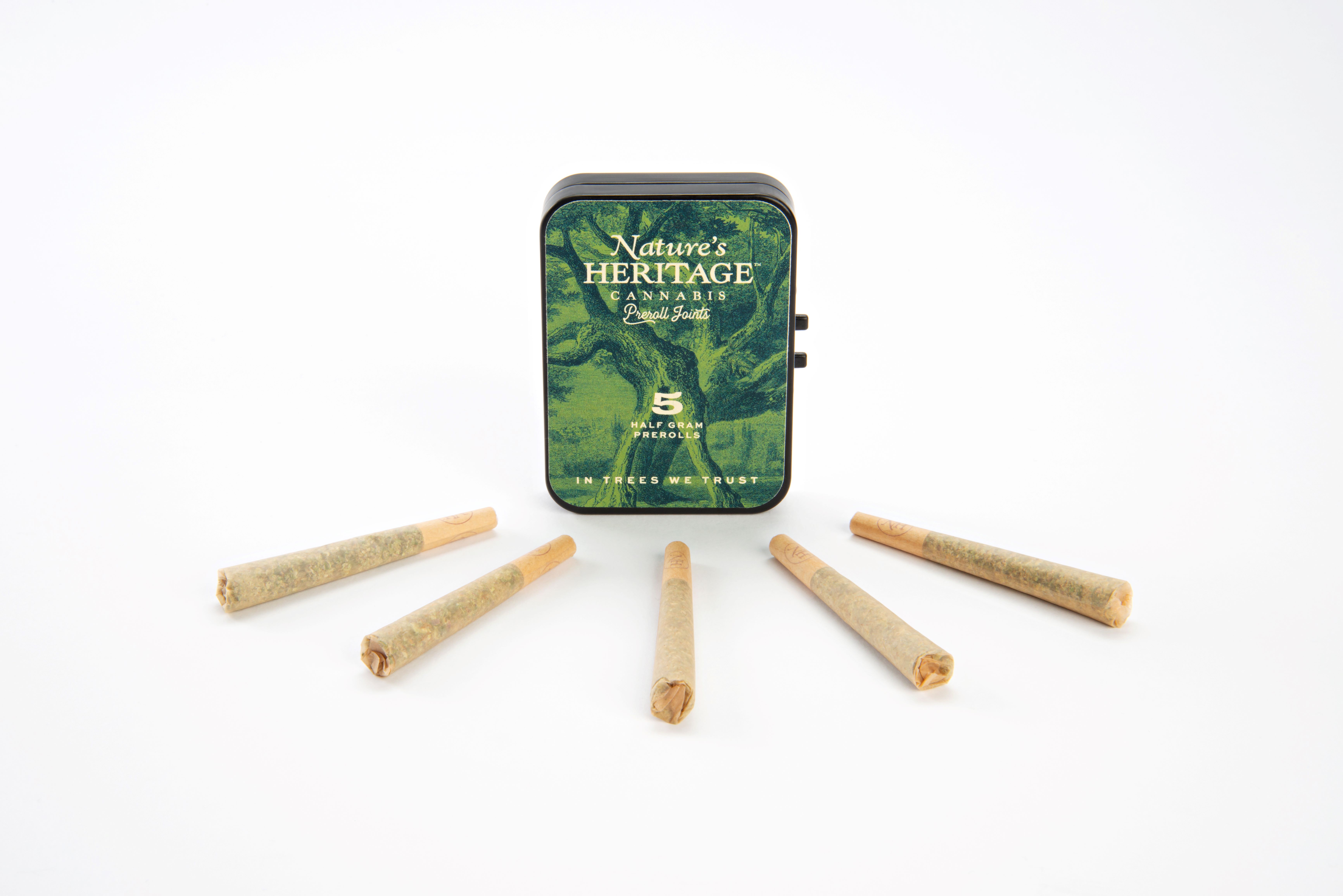 Photograph of product: Double Krush | 2.5g | Pre-Roll 5 pk | Nature's Heritage