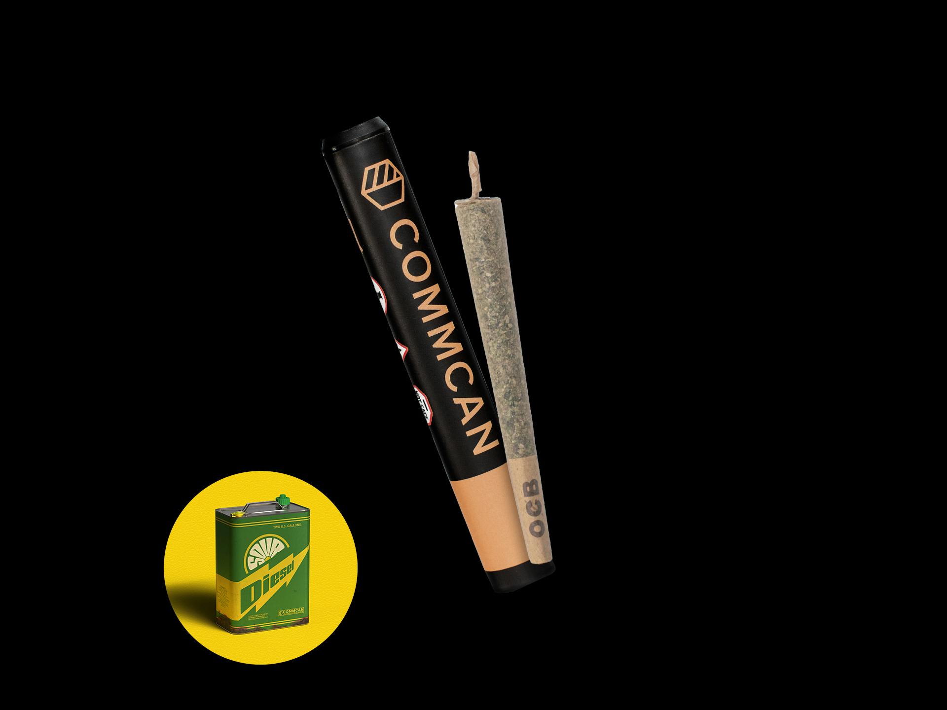 Photograph of product: Sour Diesel Pre-Roll