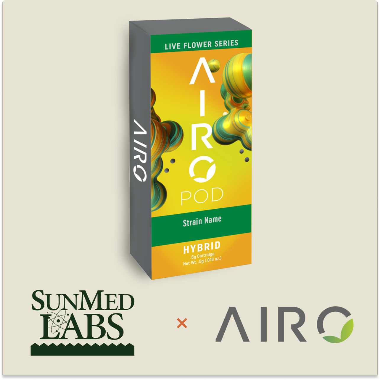 Photograph of product: AIRO POD Miami Gelato