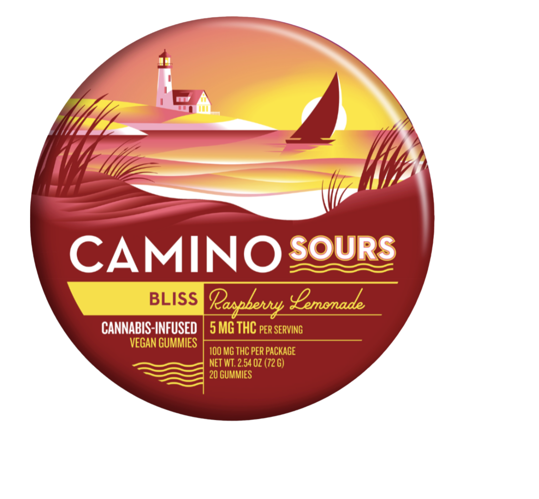 Photograph of product: Camino Sours | Raspberry Lemonade | 10pk/100mg