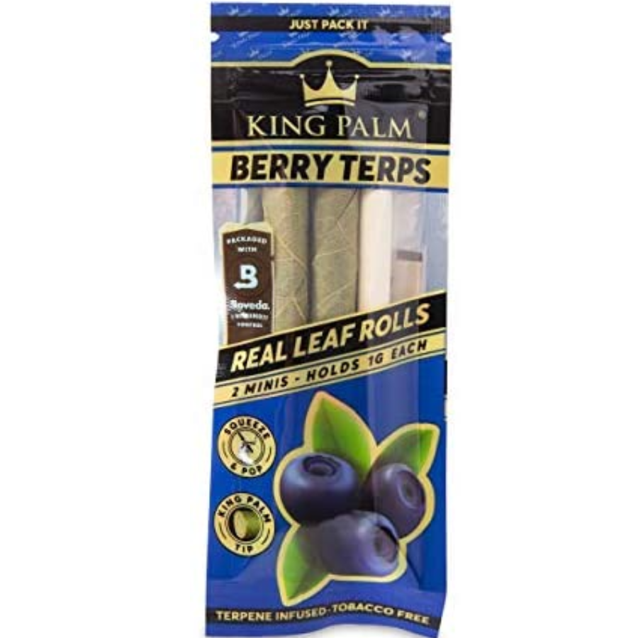 Photograph of product: King Palm - Berry Terps MINI 2-Pack