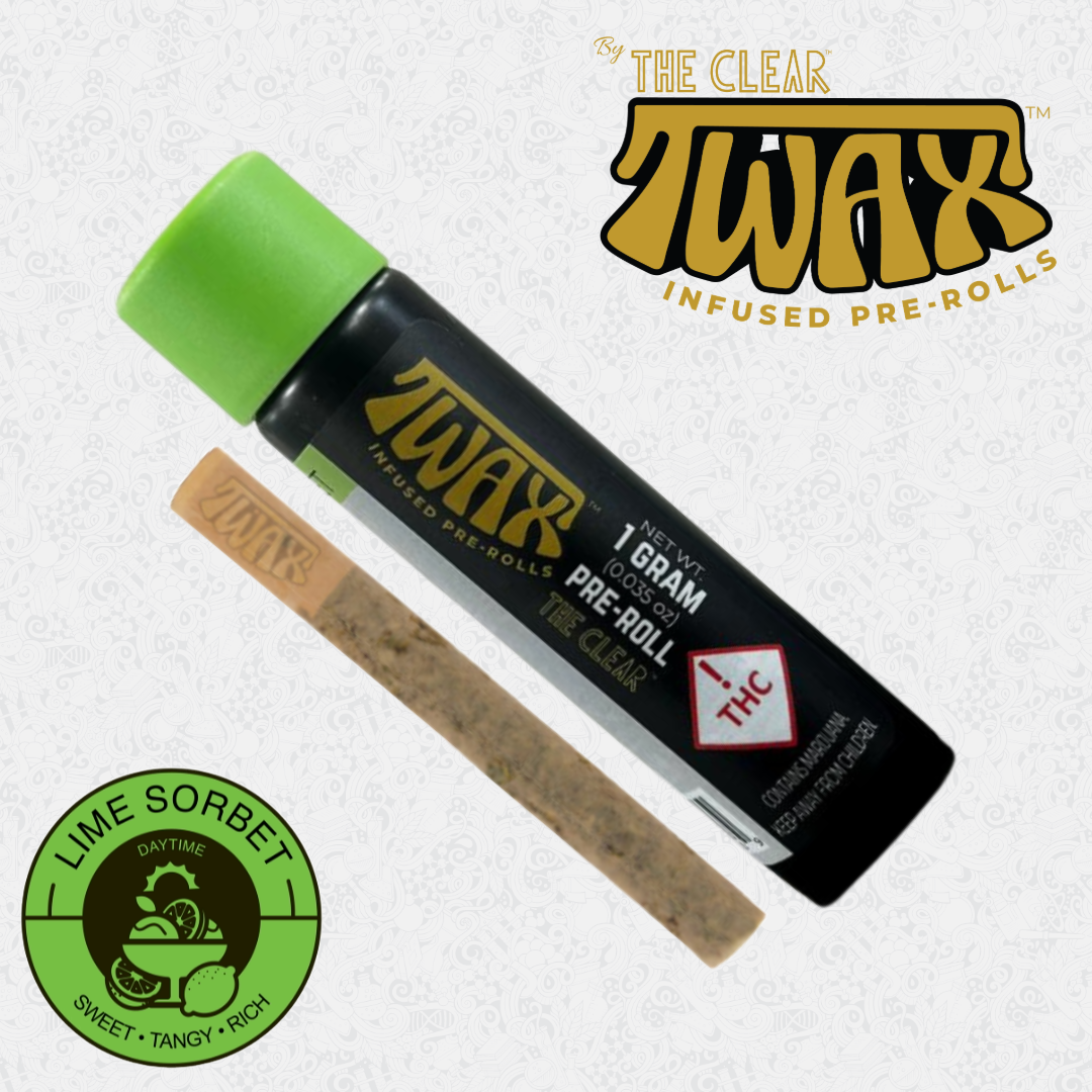 Photograph of product: Lime Sorbet | TWAX Preroll | 1g