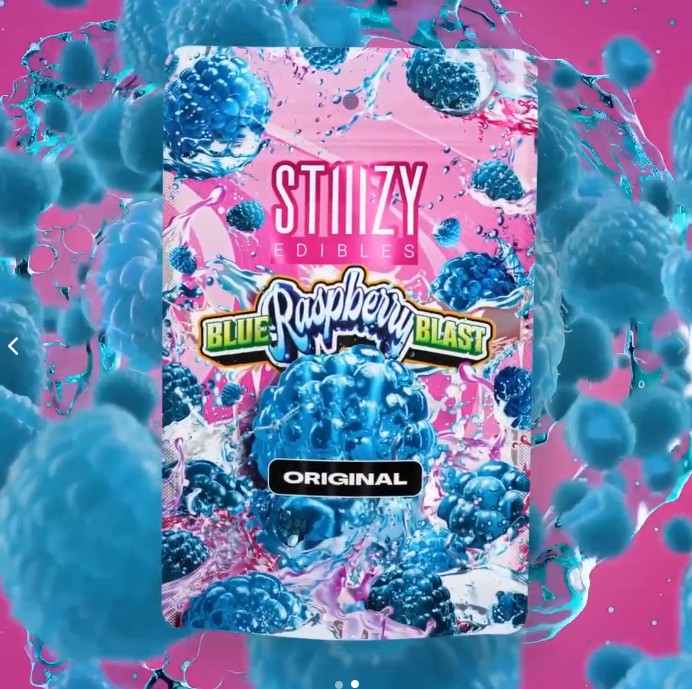 Photograph of product: (74904) Blue Raspberry Blast Gummies 10Pk