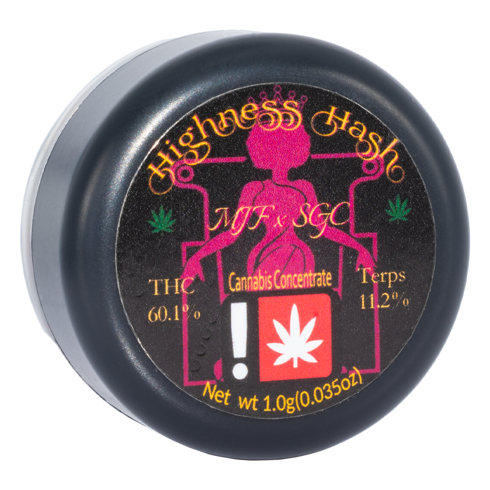 Photograph of product: Highness au chocolat - Blue Bubba - au chocolat 1G