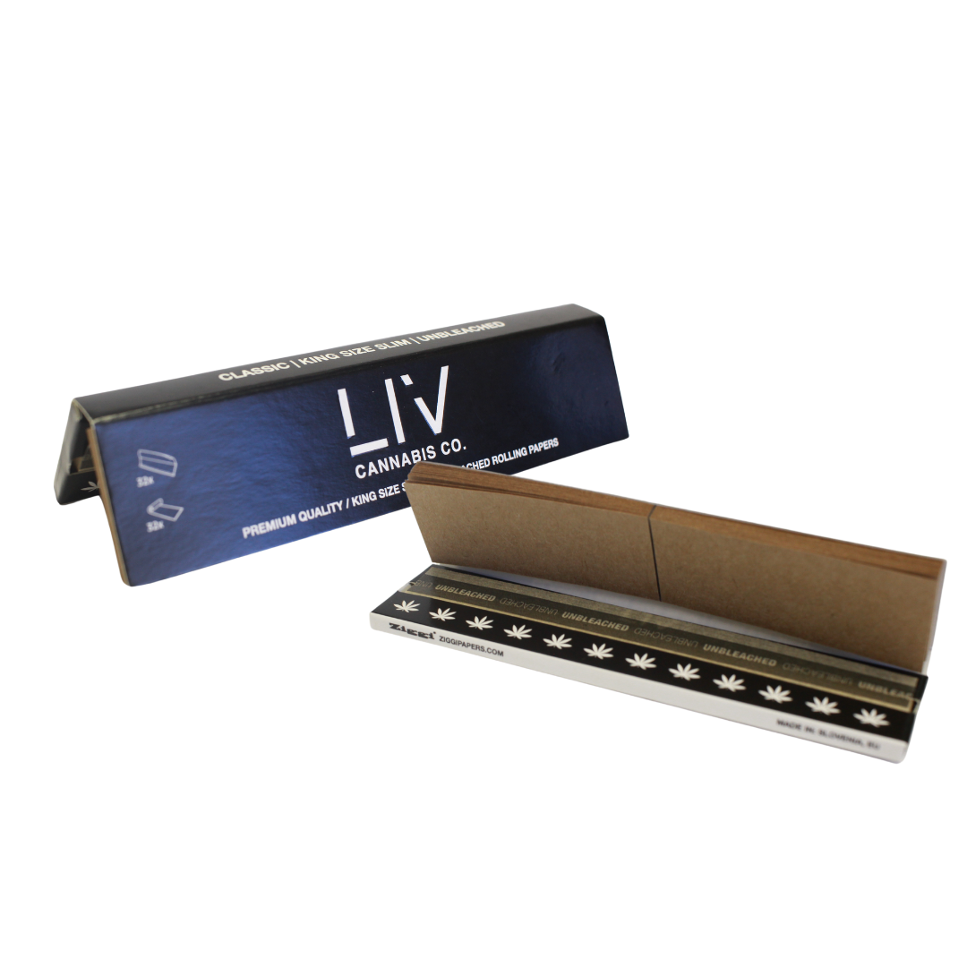 Photograph of Product: Liv Rolling Papers W/ Tips King Size Slim