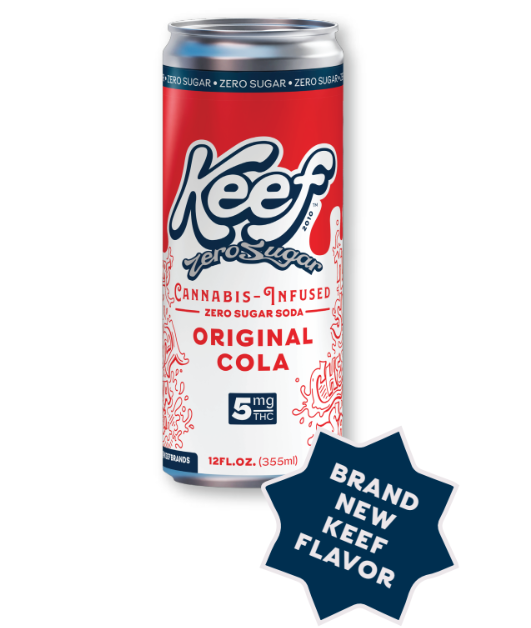 Photograph of product: 12oz Original Cola Zero Sugar Soda 5mg