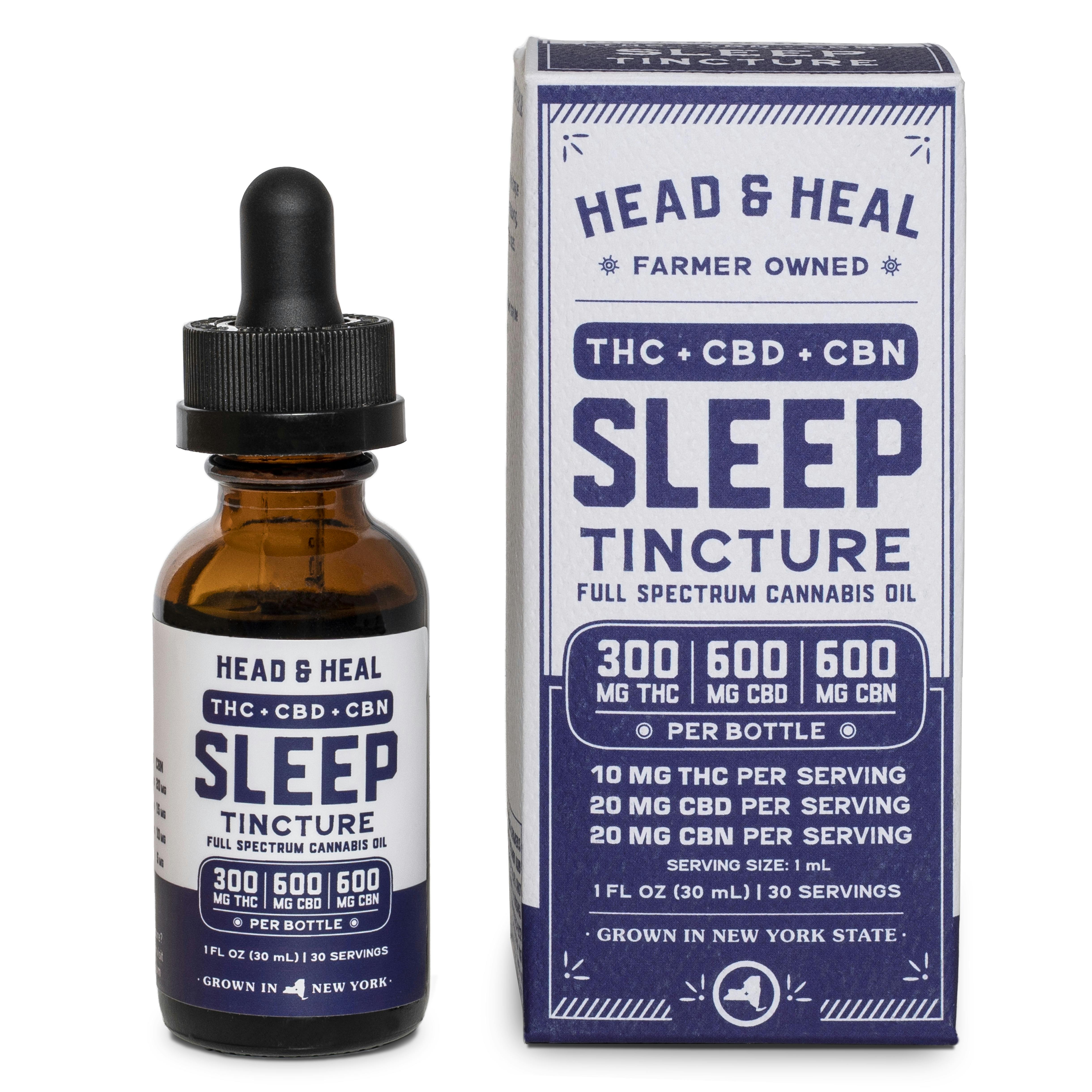 Photograph of product: Head & Heal | Sleep | Tincture | 300mg