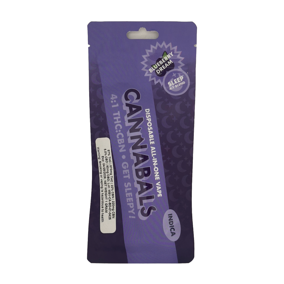 Photograph of Product: Cannabals | Mood State Vape | Blueberry Dream