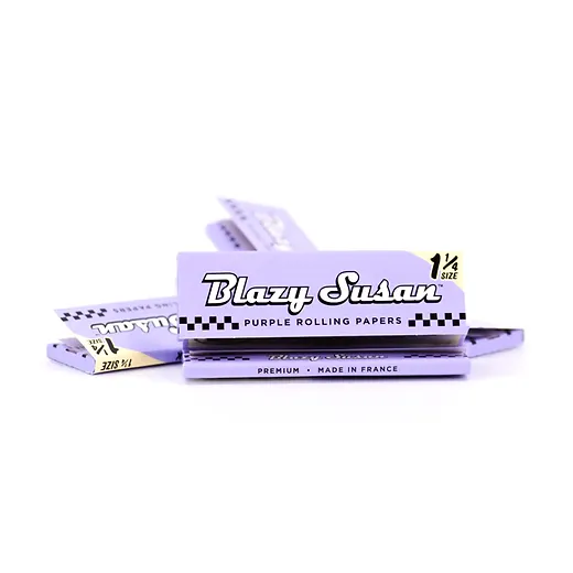 Photograph of product: Blazy Susan | 1 1/4 Purple Rolling Papers