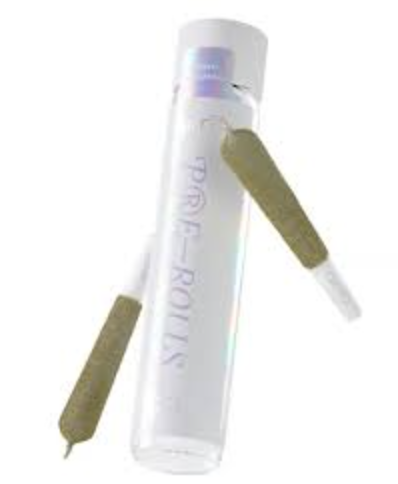 Photograph of product: AERIZ WHITE PEACH GELATO KIEF INFUSED 2PK PRE-ROLLS