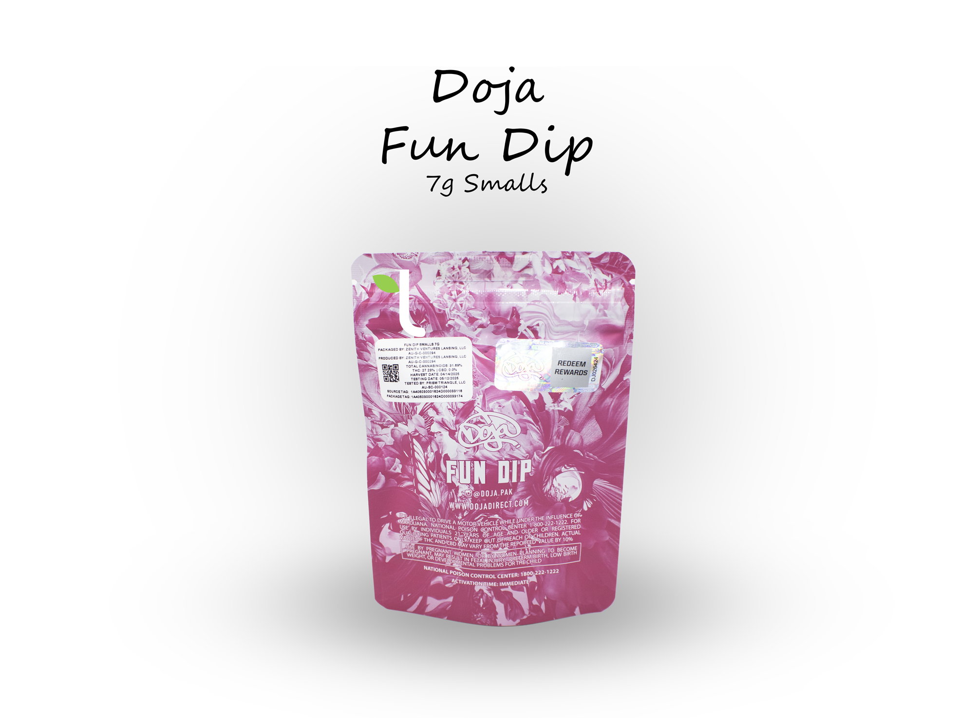 Photograph of product: Doja | Fun Dip | Pre-packaged 7g-smalls