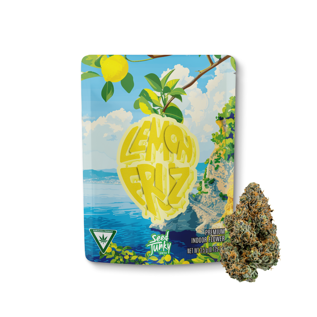 Photograph of product: Seed Junky | Lemon Fruz Prepackaged Flower | 3.5g