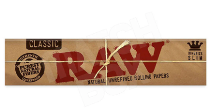 Photograph of product: RAW classic slim king size papers