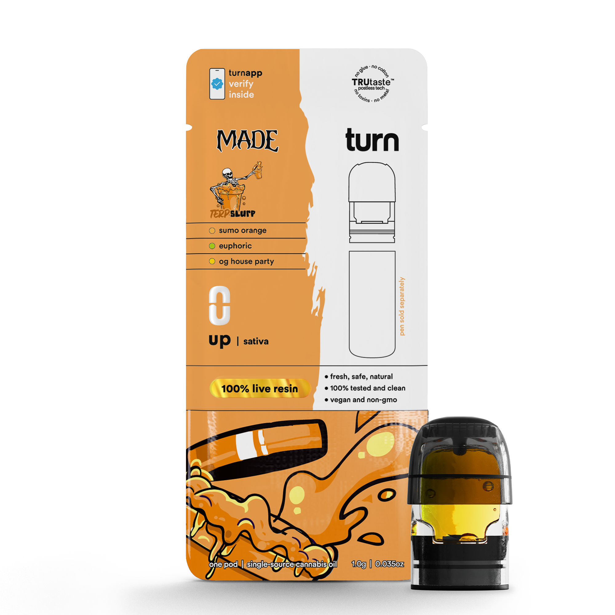 Photograph of product: Up  - Terp Slurp | Live Resin Pod | 1g