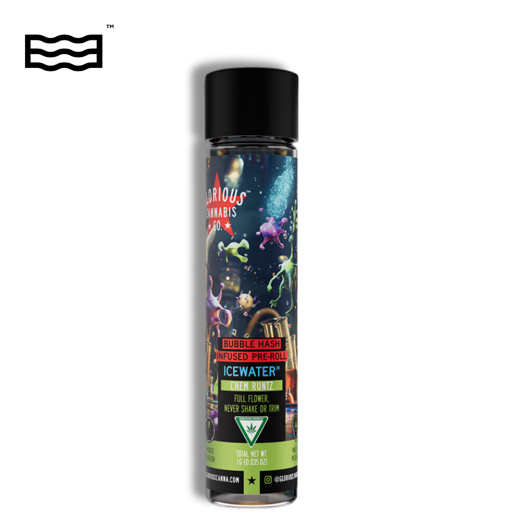 Photograph of product: Glorious Bubble au chocolat Infused Preroll | Chem Runtz