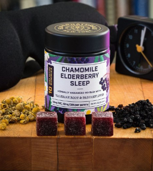 Photograph of Product: Chamomile Elderberry Sleep | 100mg | Gummie 10 Pack | Super Naturals
