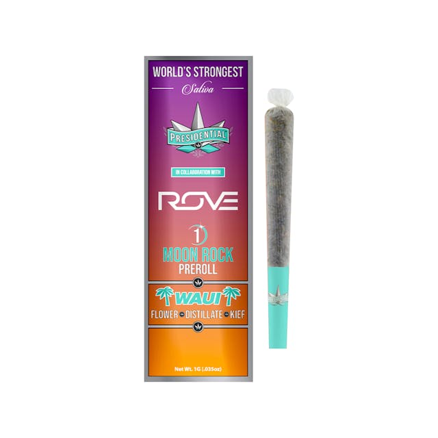 Photograph of product: Waui | Rove x Presidential Moon Rock Pre-Roll - 1g - 