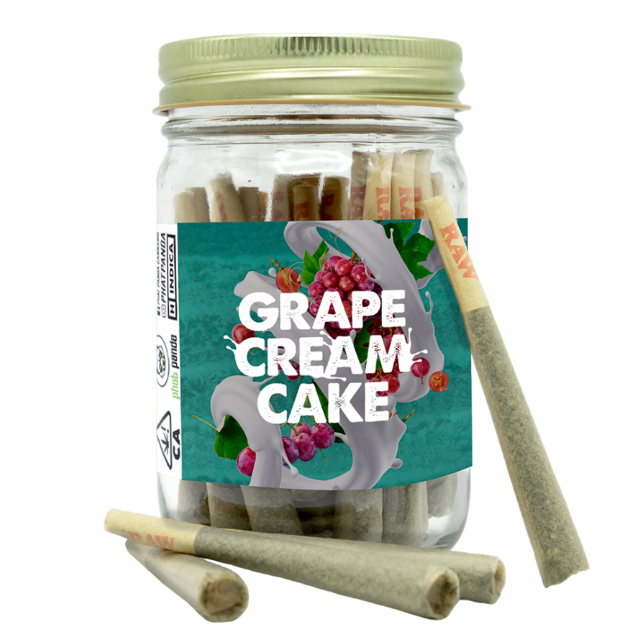 Photograph of product: GRAPE CREAM CAKE (H) 14PK PREROLLS