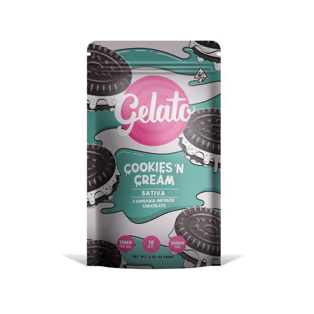 Photograph of product: Cookies N Cream Chocolate | 100MG Bar