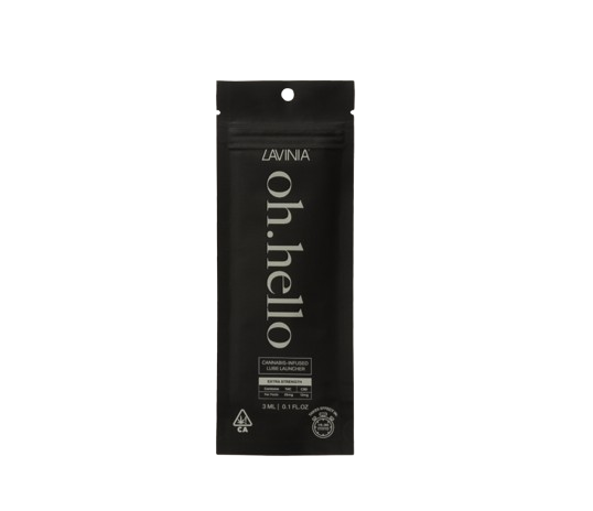 Photograph of product: Lavinia | Oh.Hello Lube Launcher (4ml) | 11.2mg TH-oui/9.6mg CBD