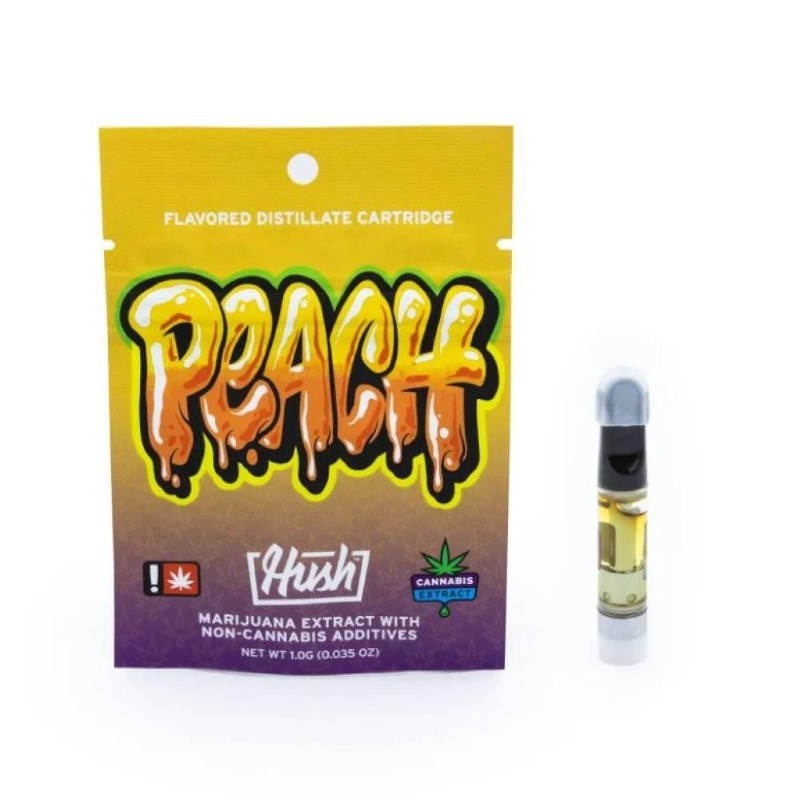 Photograph of product: Hush - Cartridge - Peach Parfait - 1G