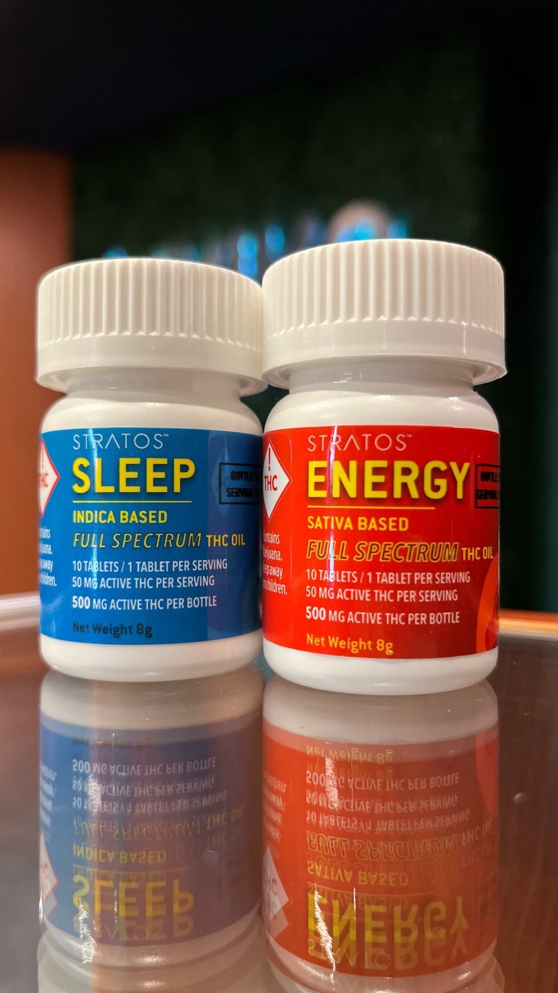 Photograph of product: Stratos - Tablets - Energy - 500mg