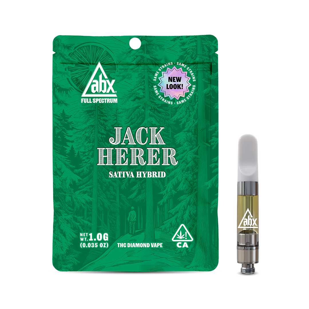 Photograph of product: ABX - 1g High Potency Cartridge - Jack Herer