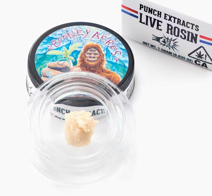 Photograph of product: Punch Extracts Banana Cane Tier 1 Live Rosin 1g