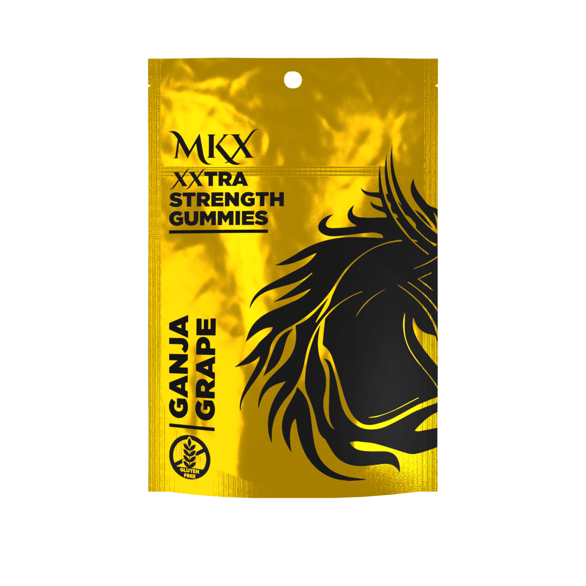 Photograph of product: MKX 200mg Ganja Grape Gummies