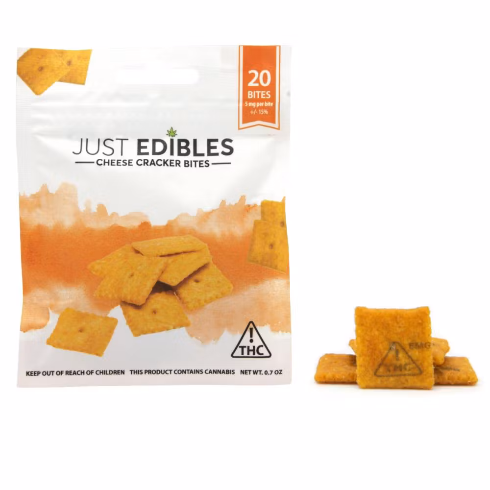 Photograph of product: Cheese Crackers - 100mg - 20pc