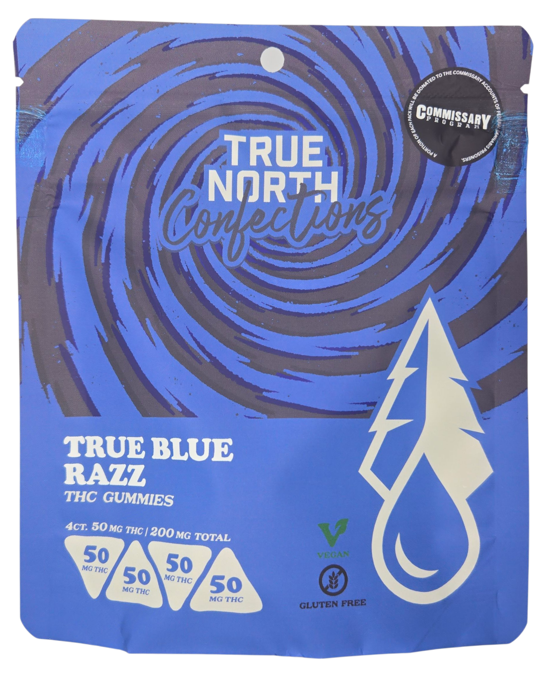 Photograph of product: True Blue Razz |  200mg Gummies